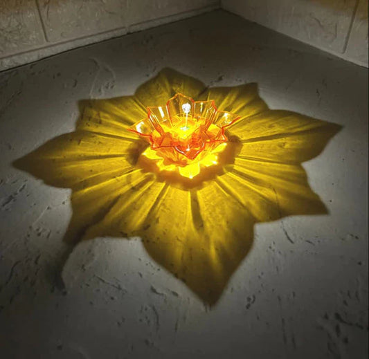 3D Reflection Rangoli Diya [Reusable]