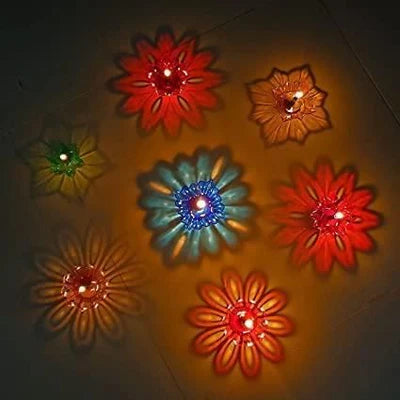 3D Reflection Rangoli Diya [Reusable]