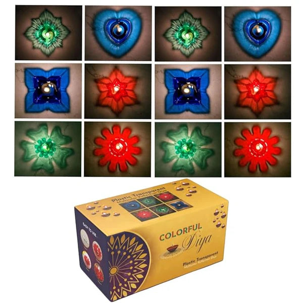 3D Reflection Rangoli Diya [Reusable]