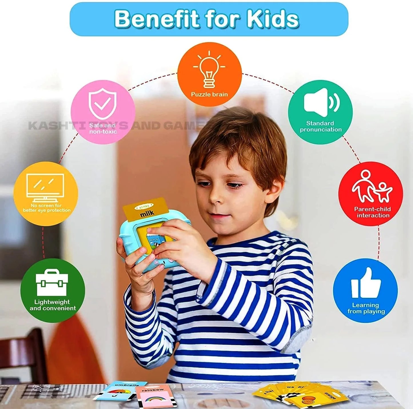 Talking flashcard - unlock your child speech