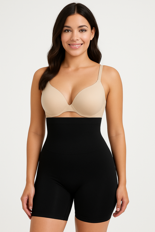 [Seamless]- High Waist | Tummy Control High Waist Shapewear Shorts For Women