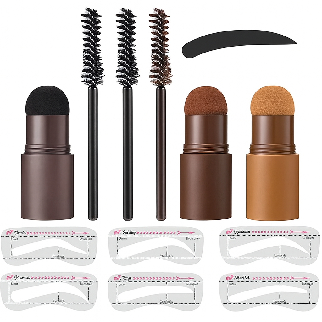 Eyebrow Stamp Stencil Kit