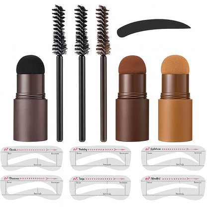 Eyebrow Stamp Stencil Kit
