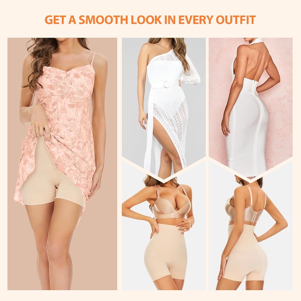 [Seamless]- High Waist | Tummy Control High Waist Shapewear Shorts For Women