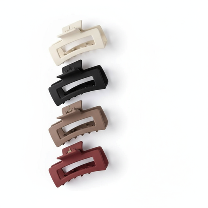 Unbreakable Matte Hair Claw Clip – Strong Grip & Soft Finish