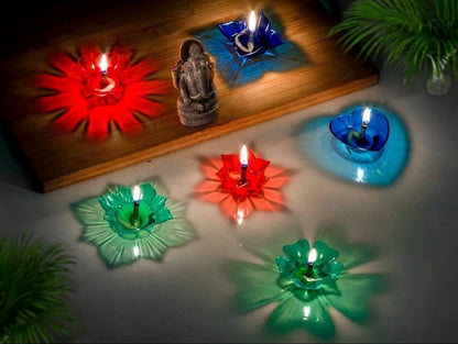 3D Reflection Rangoli Diya [Reusable]