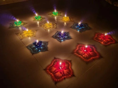 3D Reflection Rangoli Diya [Reusable]